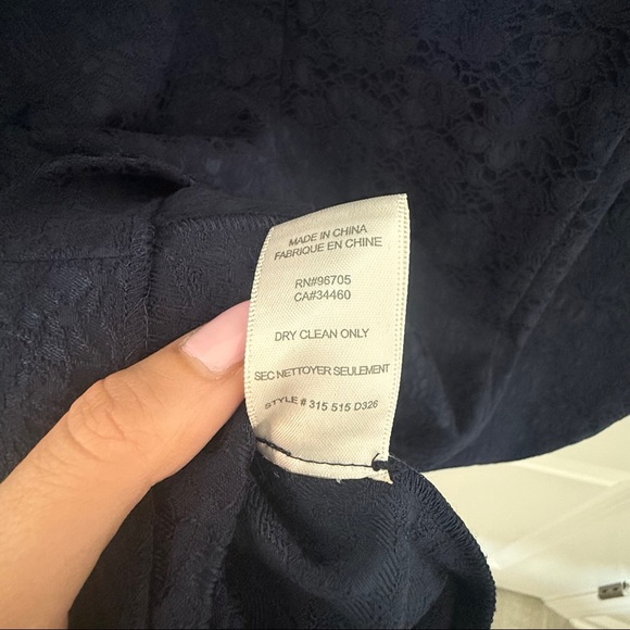 Rebecca Taylor Navy Lace Cocktail Dress - Picture 8 of 9